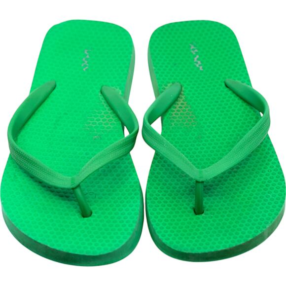 Old Navy Green Beach Sandals Flip Flops 9.5" Long - Picture 1 of 9